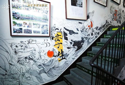 艺术校园丨孪生画室城堡校区墙绘一览