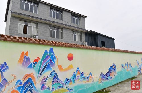 图说文明 墙绘艺术点亮绵阳城市风采