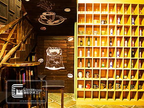 淄博城世艺术工厂墙绘作品 后海咖啡