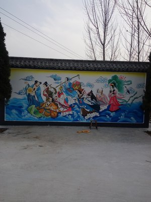 周口市墙绘与界首市手绘彩绘的艺术探索