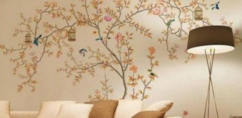 北京手绘墙丨简约墙绘不好看？别逗了，这3幅简约又不简单的墙绘