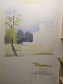 墙绘艺术 墙面上的创意表达